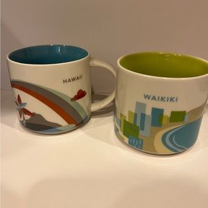 You Are Here STARBUCKS Mug Set